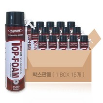 탑프라 탑폼 우레탄폼 PU60 750ml [스트로우형] 세트(15개), 15개