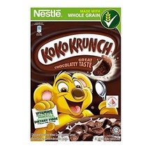 1 Box Nestle Koko Krunch Chocolate Wheat Curls Breakfast Cereal - Malaysia Version (330g)