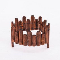 나무울타리 흰색 정원 화단경계목, 높이 15 길이 약 120