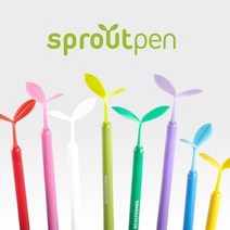 새싹펜(sprout pen) WHITE 디자인문구/필기류/볼펜/재밌는모양볼펜