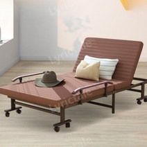 가정용병원침대 리클라이너침대 환자용침대 등받이, 120CM 브라운, 70x34x190cm