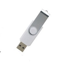 usb기기 usb Exuanck 사용자 정의 로고 금속 회전 USB 2.0 4 기가 바이트 8 16 32 메모리 플래시 드라이브, 01 white_08 1GB