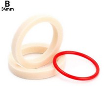 포크 스폰지 오일 흡수 32/34/35/36mm 산악 자전거 충격 흡수기 프론트 링 씰 씰링 레드 서클, B