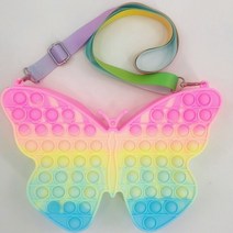 말랑이 슬라임 반짝이 포도송이 곰 완두콩 복숭아 고양이 쌍 계란 찐득볼 새로운 182, 큰 나비 가방-1