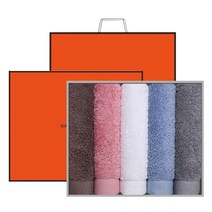 송월타올 명절 선물세트 40수 220g 수건 세트, 1세트, 40수 220g 5매 세트