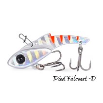 TSURINOYA-AJING 하드 베이트 메탈 바이브 낚시 미끼 34.5mm 3.5g 루어 하드 베이트 Rochfish Barracuda 파이크 겨울 낚시 태클 루어 플라이, 3.45cm 3.5g, 얼룩독수리-D