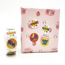 칭찬스티커 선물 포장 유치원 어린이집 원형 응원 캐릭터 다꾸 어린이 초등학생, 상세페이지 참조