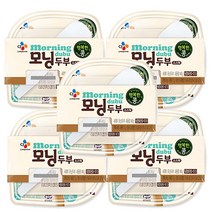 (냉장)cj제일제당(주) 모닝두부140g+참깨드레싱10gx5개, 1세트, 140g