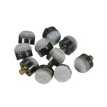 PATIKIL 12mm 직경 나사식 풀 큐 힌트 30개 당구 스누커 용품 스틱 팁 교환용 액세서리 그레이