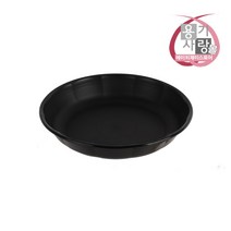 사출 접시 중국집 포장용기 23cm 블랙 400개