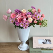 최애컬러 생화 꽃배달 꽃정기구독, 컬러선택: 핑크, 최애컬러(소형), 1개