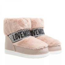 [정품] LOVE MOSCHINO 러브 모스키노 스키부츠 파우더푸드르 앵클부츠 스웨이드 워커 통굽 여성용