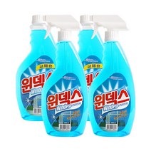 윈덱스 유리 세정제, 본품2개 리필2개, 1세트