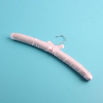 [에이치플러스몰] 원단 옷걸이 핑크 고급옷걸이 옷진열 옷장정리 행거, 상세 설명 참조, 상세 설명 참조