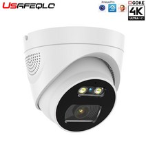 실외CCTV ip카메라 cctv 카메라 추천 무선 4mp 5mp 8mp 4k ip 야외 얼굴 감지 오디오 듀얼 라이트 h.265 + xmeye pro 메탈 돔 poe 감시 보안, 6mm
