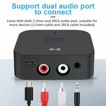 NFC단말기 NFC카드단말기 블루투스 5.0 RCA 음악 수신기 오디오 APTX 3.5mm AUX 잭 무선 어댑터 NFC ForCo, 한개옵션0