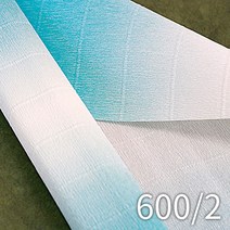 파스텔크래프트 [이탈리아 수입][180g] 투톤 그라데이션 주름지 6색, 1롤, 600/2 - 50x250cm/180g