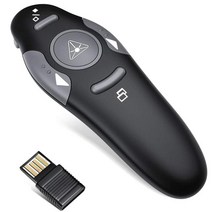HUACAM DGF-22 RF 2.4GHz 무선 USB 파워 포인트 PPT 발표자 리모컨 프레젠테이션 마우스 포인터 LED 라이트 포함