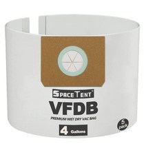 SpaceTent 10팩 VFDB 15.1L(4갤런) 백 Vacmaster 모델 VF408 VF410P VF408B 부품, 5