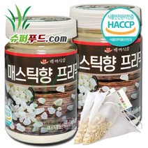 매스틱향프리믹스 매스틱향 프리믹스 + 슈퍼푸드.com 연자육 티백, 2병, 150g