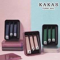 [네일룸] 컬러 손톱깍이 세트 예쁜손톱깍이 발톱깍이, 핑크 3종+네일샤이너1개