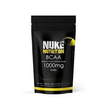 Nuke 뉴트리션 BCAA 캡슐 60캡슐 근육 형성 필수 아미노산 력 류신 이소류신 발린, 60 카운트(1개 팩)