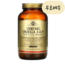 솔가 1300mg 오메가 369 120캡슐 1개, 120정