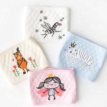 메이커키즈 동물과 공주 유아 배앓이방지배가리개 랜덤2개 204525, 여아랜덤2개, 여아랜덤2개