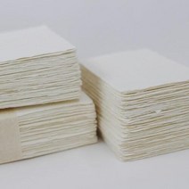 수제한지 엣지카드 한지엽서 명함 두방지 캘리그라피, 5.5 x 9.5cm (명함크기) 50매