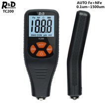 도막기 엘코메타 깊이측정기 도막 측정기 도막측정기 도막 두께 측정기 도막두께측정기 두께측정기 도장두께 RD TC200 코팅 두께 게이지 0.1um0-1500 자동차 필름 16, 검은 색