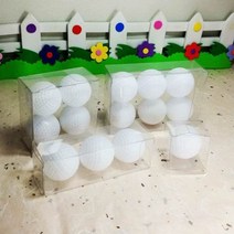 PM골프공] PET 투명케이스 상자, 6구