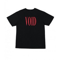 챈스챈스 VOID 티셔츠 블랙 레드