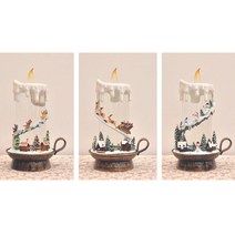 겨울왕국 크리스마스 썰매 촛대 오르골 산타 눈사람 워터볼 무드등 조명 집들이 선물 램프 캐롤 나오는 LED촛불 캔들 전기초