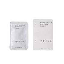 생활공작소 배수구클리너 가루형 4P 3입 x 1, 01. 생활공작소 배수구클리너 가