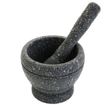 분쇄기 맷돌 수동 마늘 다지기 냄비 대추 나무 두드리는 돌 박격포, [04] Gray
