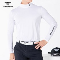 기타브랜드 다운블로우 남성 스판 냉감 골프 이너 티셔츠 W-3000M
