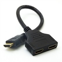 플레이 스테이션 TV 카메라 용 HDMI 호환 스플리터 1 입력 2 출력 케이블 어댑터 컨버터, 한개옵션0
