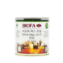 비오파 왁스오일 2055K 375ml 원목마루 가구용, 1개1059609 23