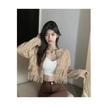 니트 크로셰 뜨개 노르딕 여성 카디건 코바늘 가디건