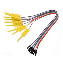 IC 후크 점퍼 케이블 암 커넥터 테스트 전기 DIY 10P, L0133. IC 후크 점퍼케이블(F)