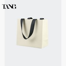 매장선물백 40cm 기프트박스 럭셔리 오렌지 토트백 옷, 100개, 크림