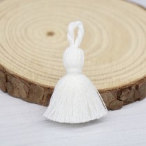 10pcs 3.5cm 코 튼 술 브러쉬 귀걸이 Diy 쥬얼리에 대 한 프린지 매력 열쇠 고리 트림 펜 던 트 액세서리 공예 만들기, 10 pcs, 27 Style27