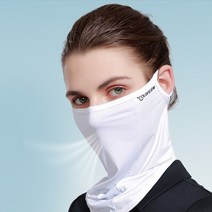 귀에 찰떡고정 편한 호흡 UV차단 스카프 릴렉스 페이스커버 썬블럭 자외선 차단 냉감 스포츠 마스크 아이스 쿨링, No.02 선블럭 마스크 그레이