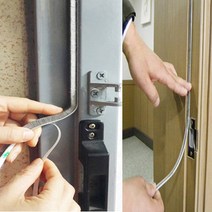 씽씽 털실문풍지 5MM 타입 아파트현관문 베란다 샤시 목문 틈새차단 틈막이, 1개