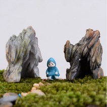 강군샵 미니어쳐_암석_랜덤발송-2개/테라리움 나무모형 돌모형, 선택완료