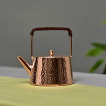수제 구리 주전자 원색 빈티지 포트커피 핸드메이드 동주전자 400ML 800ML, 01.400ml 원색