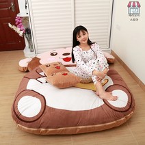 캐릭터 매트리스 침낭 싱글족 큐티 내띠에 맞는 12간지 동물 캐릭터, 몽키