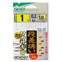 오너 빙어바늘 W-3488 7본 와카사기 키츠네형 소데형