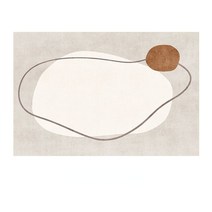 카페트 북유럽 와비사비 거실 공간 깔개 대형 홈스테이 홈 장식 추상 입구 현관 도어