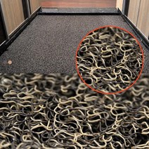 건물 로비 발매트 엘리베이터 쿠션 매트 현관발판 출입구발판 바닥, 블랙 레드